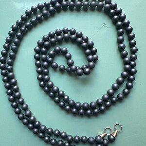 Marla Aaron buffed hematite strand
